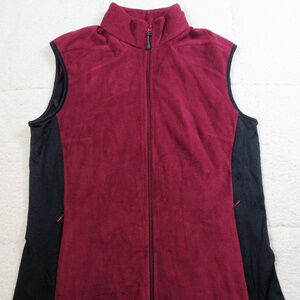Columbia Titanium Burgundy/Black Vest Large